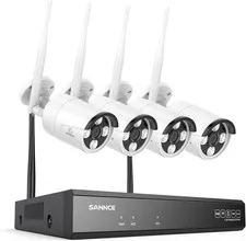 16CH 8MP NVR Wireless Security Camera System with 4 * 8MP Waterproof Surveillanc