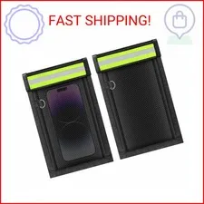 2 Pack Faraday Bags for Phones & Car Keys, Cell Phone Signal Blocking Pouch, Ant