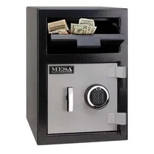 Mesa Safe Co Depository Safe with Electronic 86 lb, 0.8 cu ft, Steel MFL2014E