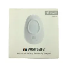 Wearsafe Tag Security Alert Alarm Button White Water Resistant New In Opened Box