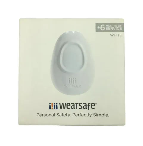 Wearsafe Tag Security Alert Alarm Button White Water Resistant New In Opened Box
