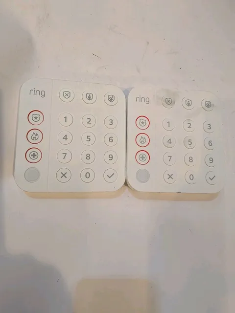 (Lot Of 2) Ring Alarm Keypad 2nd Generation 5AT2S7 Tested Working Nothing Else