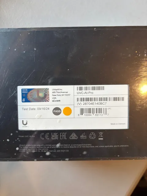 Ubiquiti AI Pro unifi  (UVC-AI-Pro) - NEW IN-BOX. 4K POE