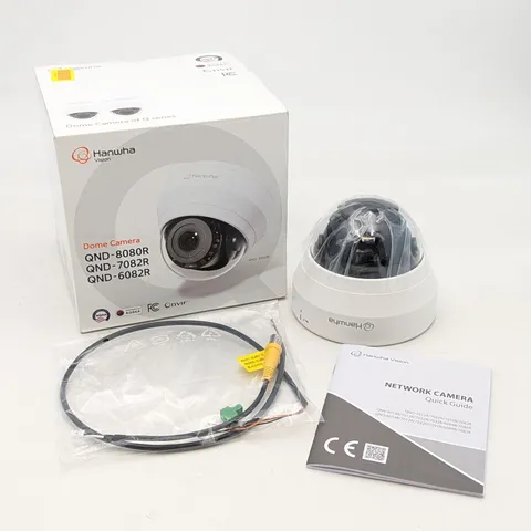 Hanwha Vision Q Series 4MP IR Dome Surveillance Camera (QND-7082R) White