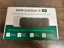 Blink Outdoor 4 XR 4-Camera Smart Security System Battery Powered *NEW SEALED*