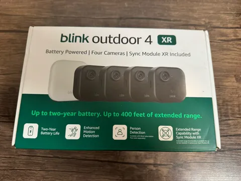 Blink Outdoor 4 XR 4-Camera Smart Security System Battery Powered *NEW SEALED*