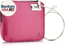 Anti-Theft Locking Beach Bag, 9X7.5-Inch Portable Beach Safe for Securing Your V
