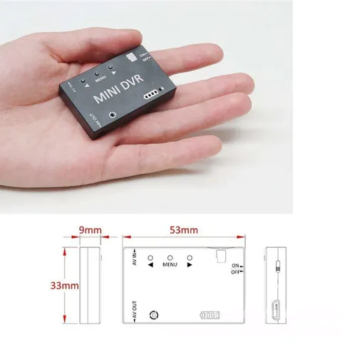 Mini DVR 5.8G-FPV Video Recorder Module CVBS Signal Input Support 32GB TF CardAR