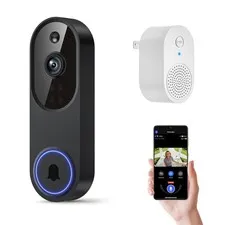 WiFi Ring Doorbell 1080P HD Security Camera Wireless Door Bell Camera With Chime
