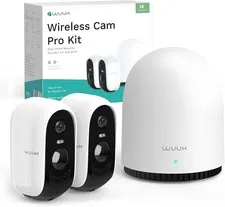 WUUK 2K Security Camera Wireless Outdoor System
