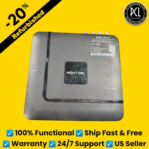 ✅ Night Owl DVR 8 Channel HD 1080P DVR with 1TB HDD DVR-VDP2-8 Good ✅