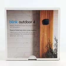 Blink Outdoor 4 3-Camera Wireless Battery Powered Security System, 1080p HD NEW