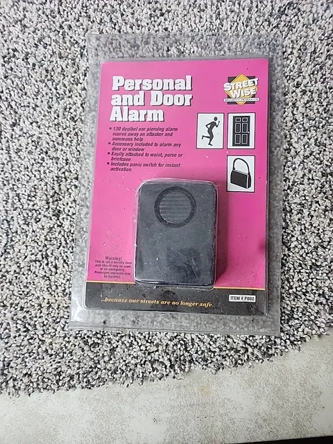 Vtg Street Wise Personal & Door Alarm for Home Office or Person 130 Decibels