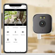 2K Indoor Window Camera for Home and Pet Monitoring, 3MP 2.4Ghz Wifi Security Ca