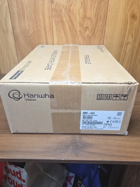 Hanwha Wisenet Vision HRX-434 Digital Video Recorder 2TB VUS NDAA Compliant NEW