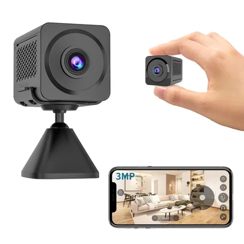 2K Security Camera, Built-in Battery, Low-Light Full-Color Night Vision, Moti...