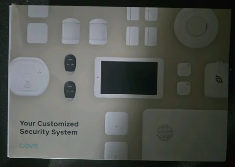 Cove Protect Home Security System Gateway-ALTE Touchscreen Panel Camera 8 Sensor