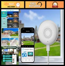 2K Indoor Dome Security Camera, WiFi 5GHz/2.4GHz, Night Vision, Motion Detection