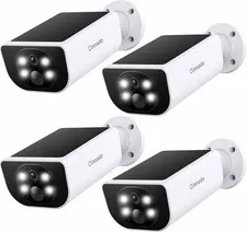 Cinnado S1 Wireless Outdoor Security Cameras 2K Night Vision 4 Pack