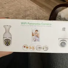 360° WiFi Smart Surveillance Camera 2MP Night Vision Two-Way Audio White