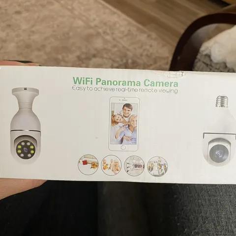 360° WiFi Smart Surveillance Camera 2MP Night Vision Two-Way Audio White