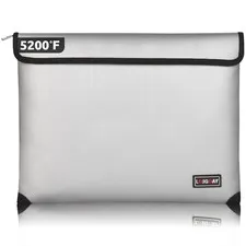 Waterproof Fireproof Document Bag 5200F Insulated 13.9x10.6 Inch Safe Pouch