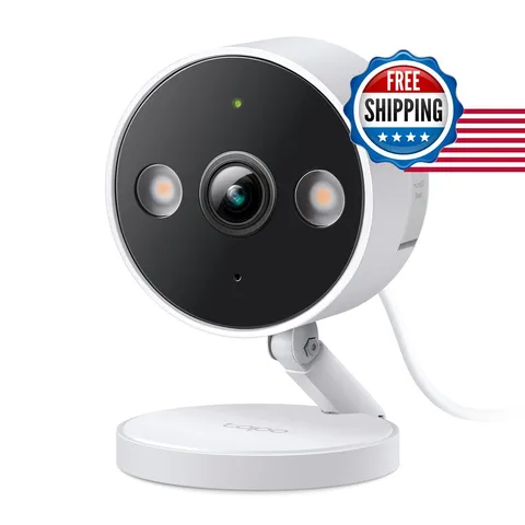 Tapo 2K+ Indoor/Outdoor Wired Security Camera, Baby Monitoring, C120