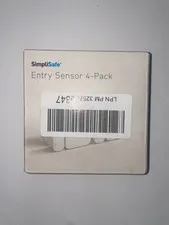 SimpliSafe ENS304 Entry Sensor 4-Pack White | Wireless Door Window Alarm