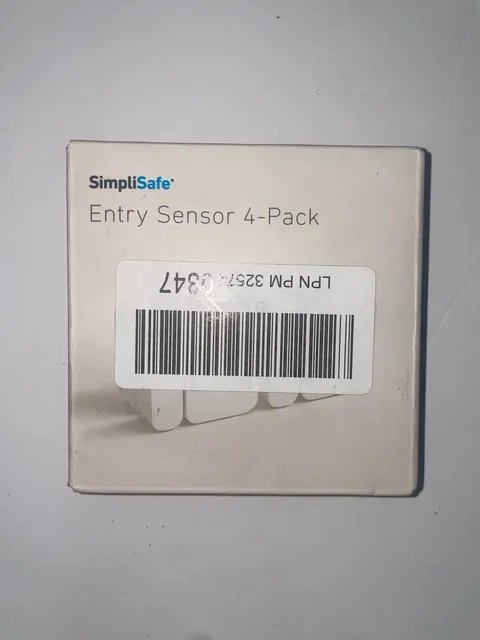 SimpliSafe ENS304 Entry Sensor 4-Pack White | Wireless Door Window Alarm