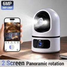 Wireless 5G WiFi Security Camera 2K Smart Indoor Night Vision Wired Baby/Pet Cam