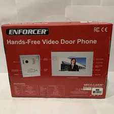 ENFORCER Hands-Free Video Door Phone, Color TFT Display, DP-264-CQ