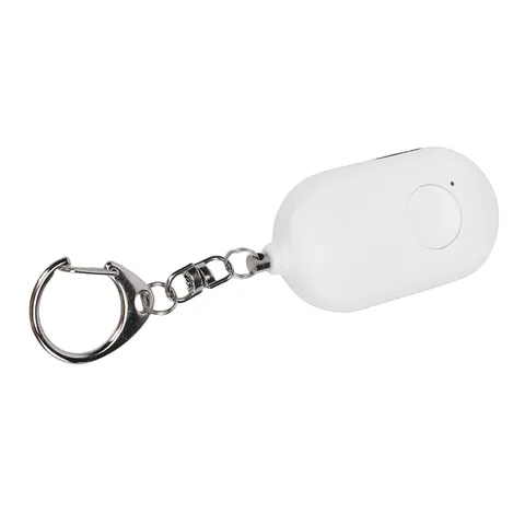 130dB Alarm Keychain For Emergency Water Proof Keychain White HGIN