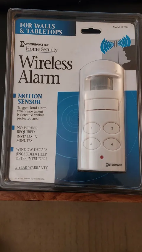 Intermatic Wireless Alarm with Motion Sensor (new)