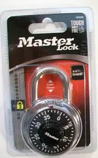 New Master Lock Anti-Shim 1500D Combination Lock, Silver