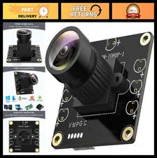 1080P USB UVC Camera, 130° Wide Angle, Plug & Play for PC, Raspberry Pi, Linux,