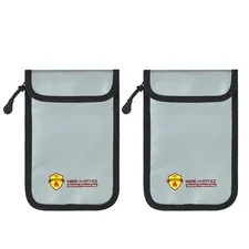 2 Pack Small Fireproof Bag(5.2 x 8 inches), Fireproof Wallet Pouch, Non-Itchy...