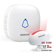 Wireless Motion Sensor Door Chime: Business Entry Doorbell 1 Rreceiver 1 Sensor