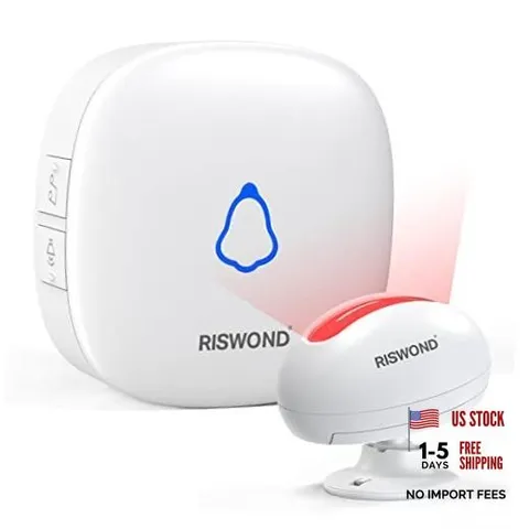 Wireless Motion Sensor Door Chime: Business Entry Doorbell 1 Rreceiver 1 Sensor