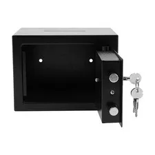 4.6L Small Secure Fireproof Steel Safe High Security Cash Money Safe Box
