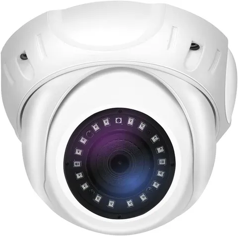 (GW803603M) 8MP 4K IP PoE Outdoor Indoor Microphone White Turret Security Camera