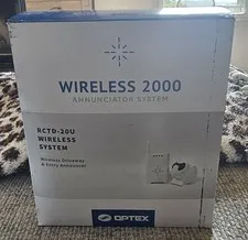 Optex RCTD20U 2000ft Wireless Driveway Alert System Kit - White