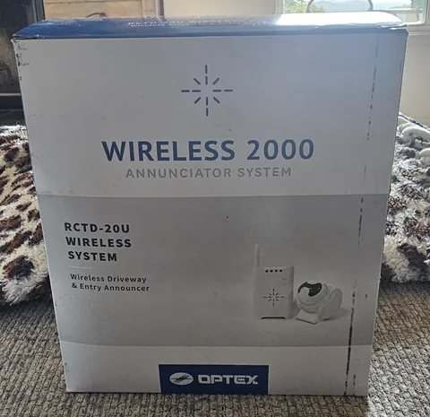 Optex RCTD20U 2000ft Wireless Driveway Alert System Kit - White