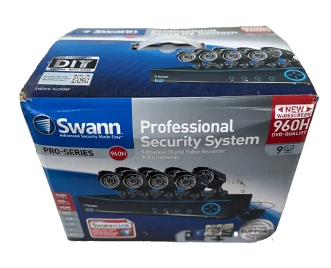 Swann Pro-Series 960H Security System 9 Channel DVR 8 Cameras SWDVK-94200H NEW