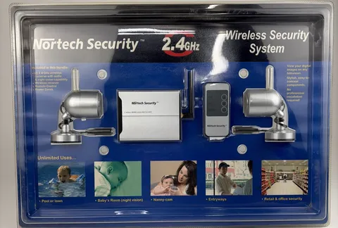 Nortech Wireless Security System E-CMKIT001 2.4GHz Color w/ Audio & Night Vision