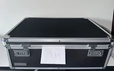 Vaultz black locking storage chest featuring dual 3-digit combination lock