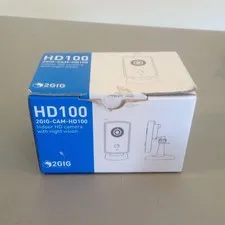 2GIG 2GIG-CAM-HD100 Indoor IP/Network Wi-Fi 720p Surveillance Camera Night