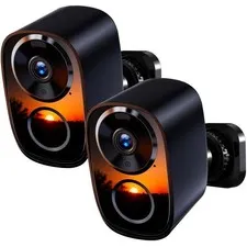 2026 Upgraded 2K Security Cameras Wireless Outdoor 2Pack Free Cloud  SD  G2U