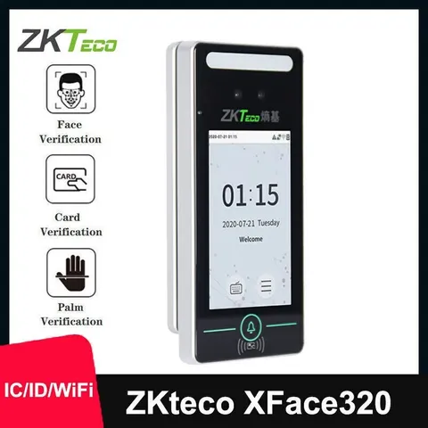 Zkteco Xface320 Biometric Facial Palm Attendance Machine Office  Time Clock