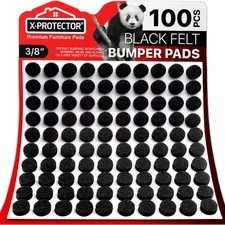 Cabinet Door Bumpers X-Protector 100 PCS – Small Felt Pads 3/8” &#82
