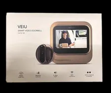 Eques VEIU Smart Video Doorbell, Copper